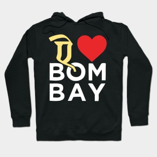 I love Mumbai Bombay Mumbaikar Maharashtra Design Hoodie